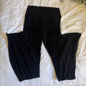 Aerie Flared Black Leggings